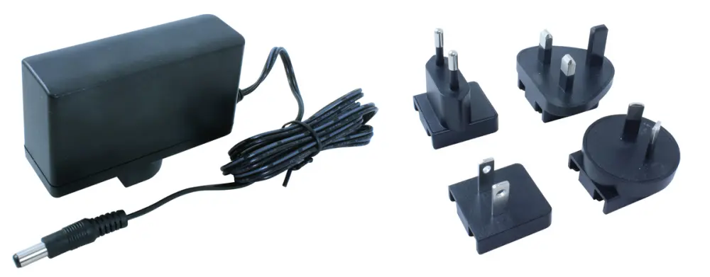 Adaptador AC/DC 100V ac, 9V dc, 1 salida, Adaptador ac/dc, 2A, 18W, Conector macho global, , Aprobación médica