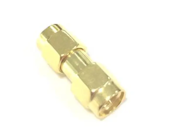 Adaptador de RF 50Ω, Macho Recto SMA Macho SMA, 6GHz Coaxial Oro