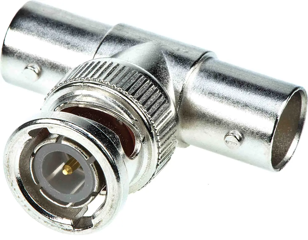 Adaptador de RF Molex 73148-5003 50Ω, Hembra En T BNC Macho BNC Coaxial Normal Níquel
