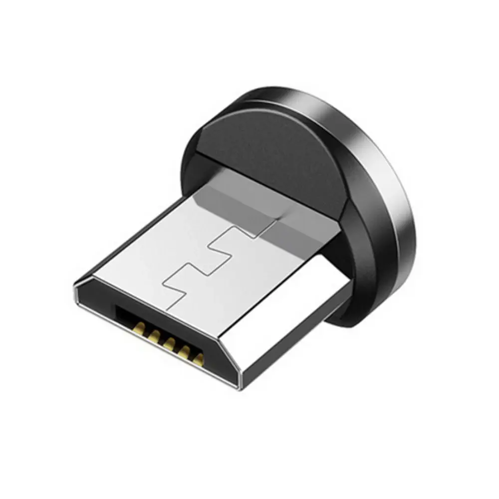 Adaptador microUSB, enchufe ñadido para cable USB magnético, conexión magnética, adaptador microUSB sin cable