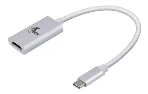 Adaptador Usb Tipo C Macho Hdmi Hembra Xtc540 Xtech Color Plateado