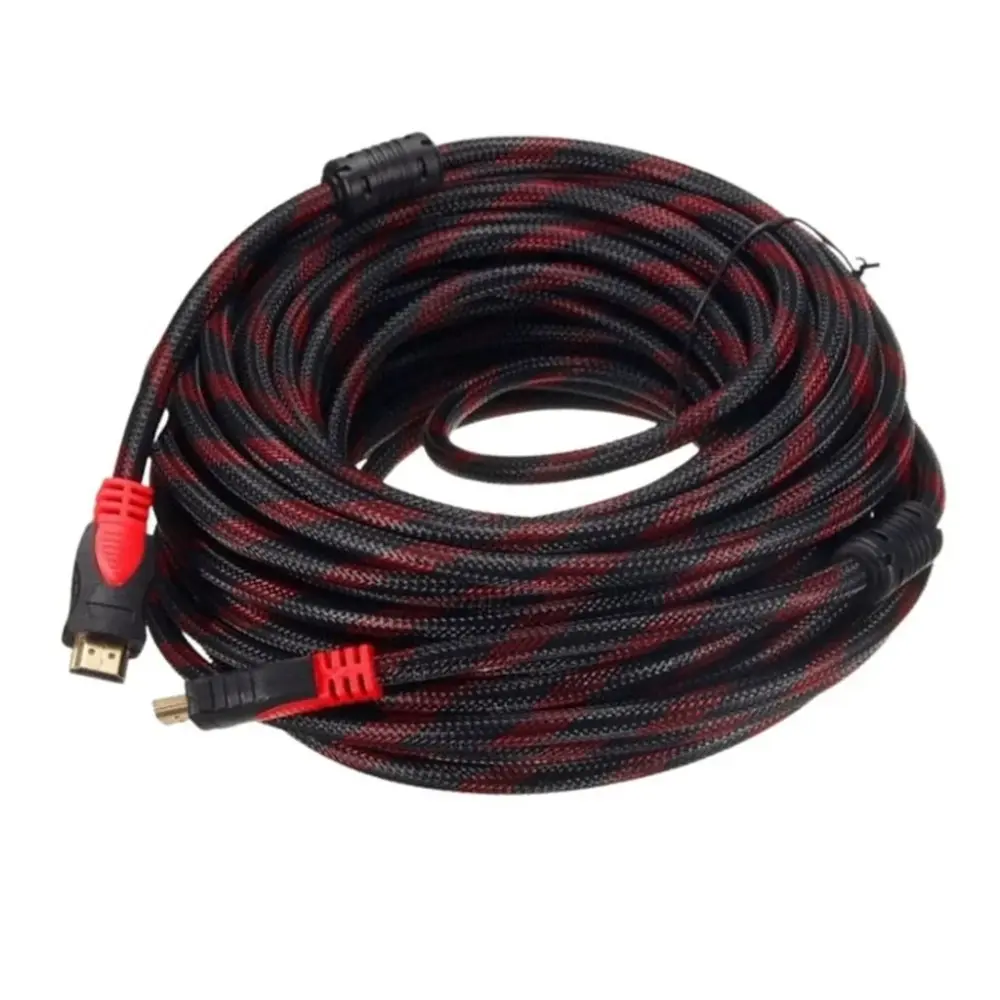 Cable HDMI 25 Metros Doble Nailon Macho - Macho