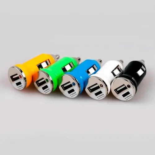 Cargador Coche VIVANCO 1a + Cable Diminuto USB 0.6m