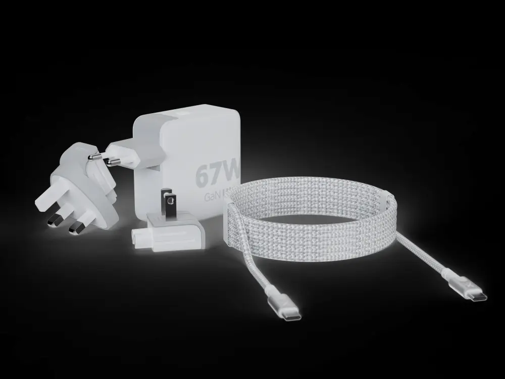 Cargador de viaje GaN Ultra con cable USB-C de Xtorm - 67 W