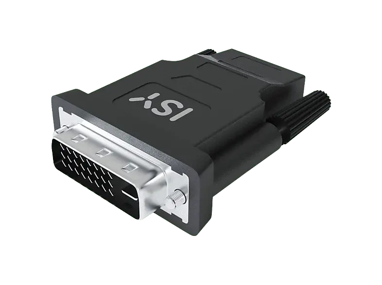ISY IDV-5002 - Adaptateur DVI Gemelo Link vers HDMI - 4K - Noir