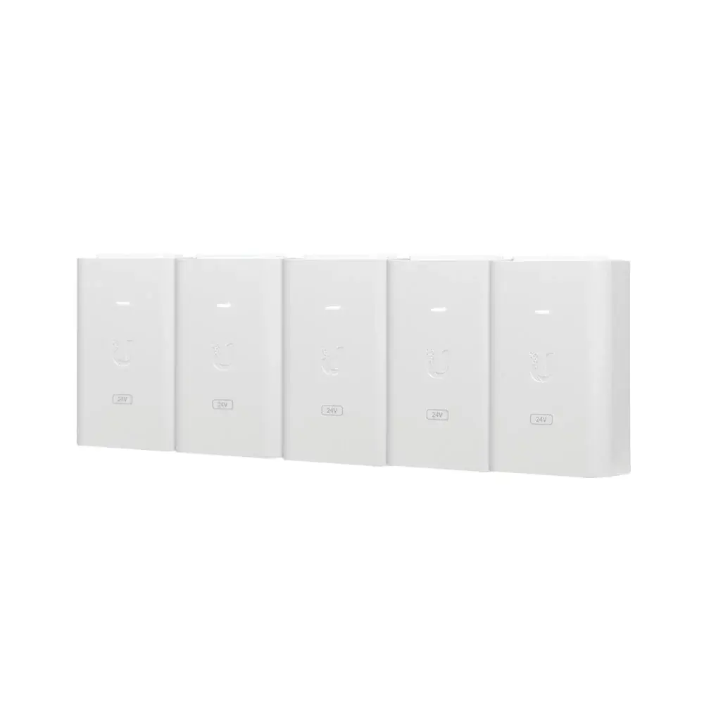 Kit de 5 Adaptadores PoE Ubiquiti 24 VDC, 1.0 , Puertos Gigabit