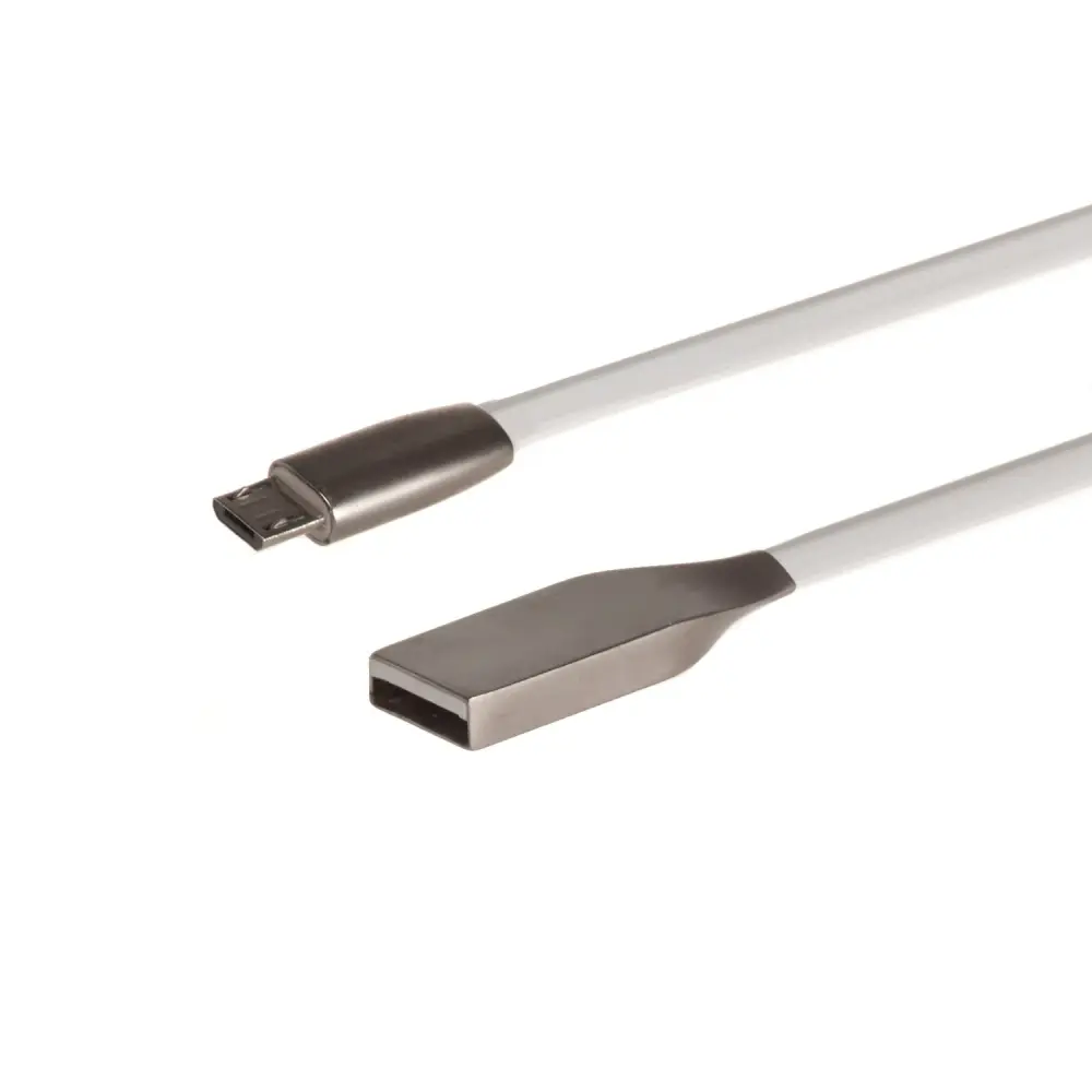 MacLean mctv - 833w USB 2.0 tipo microsub tipo B cable plano cargado con alta velocidad de transmisión de datos de 1 metro
