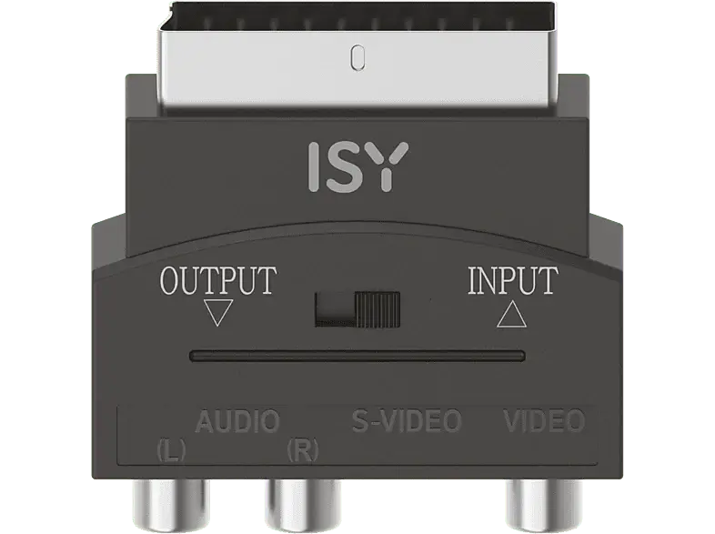 Adaptador con USB ISY IHD-9043 Adaptateur vidéo S-VHS/3x péritel