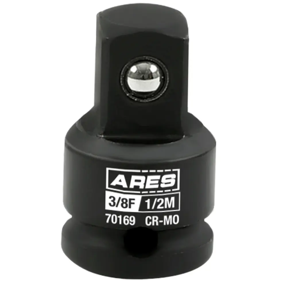 ARES 70169 - Adaptador de dado de impacto de 3/8" F 1/2" M : Kit de Viaje