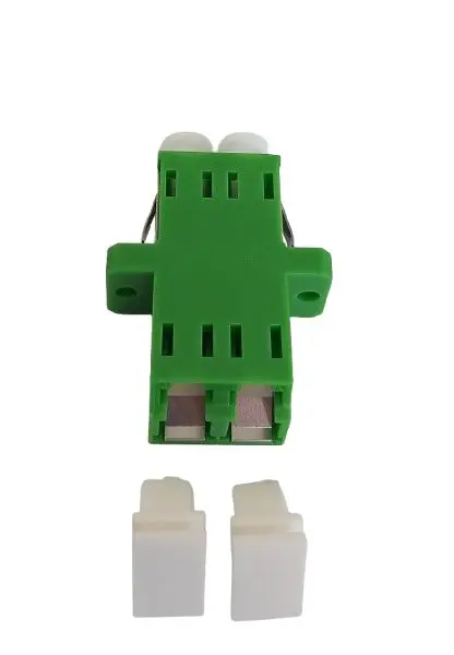 Adaptador de fibra óptica de LC APC de color Verde, Multimodo, Modo Único, Dúplex, pérdidas por inserción 0.1dB