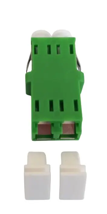 Adaptador de fibra óptica de LC APC de color Verde, Multimodo, Modo Único, Dúplex, pérdidas por inserción 0.1dB