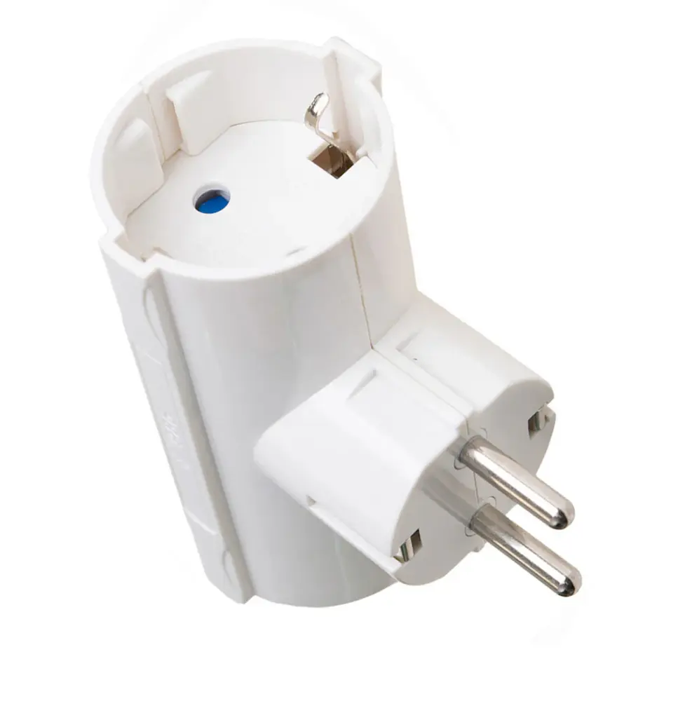 986U ADAPTADOR DOBLE TTL 250V SOLERA UNITARIA