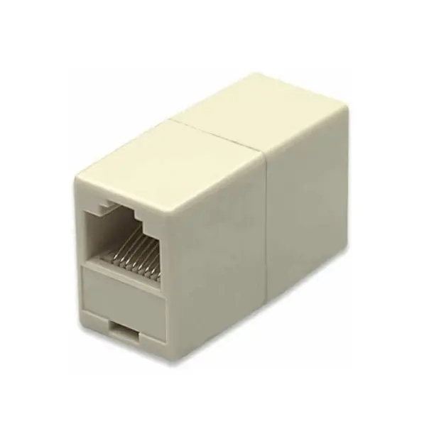 Adaptador Conector Puente RJ45 Hembra Hembra - Rj-Bridge para Conexión de Red