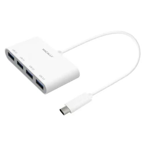 Adaptador USB-C USB- de Macally