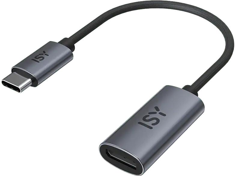 ISY Adaptateur USB-C naar Puerto de pantalla 1.4 Z Gris (IDP 2500)