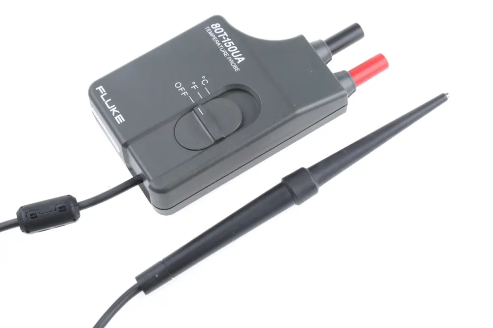 Sonda de temperatura universal Fluke 80T-150UA para utilizar con Serie 10, serie 11, serie 110, serie 111, serie 112, serie