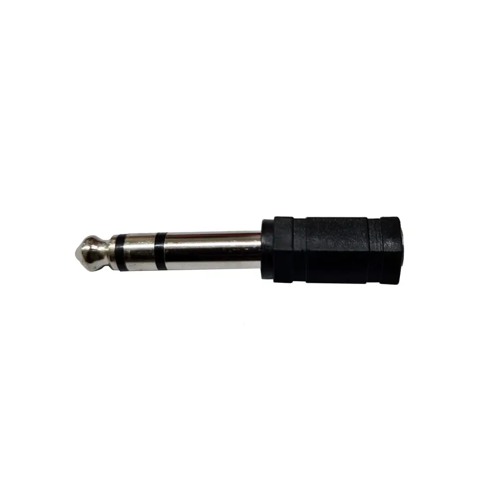 ADAPTADOR JACK 3.5 PLUG 6.3 ESTEREO RADOX CM-128 con Garantí Incluida
