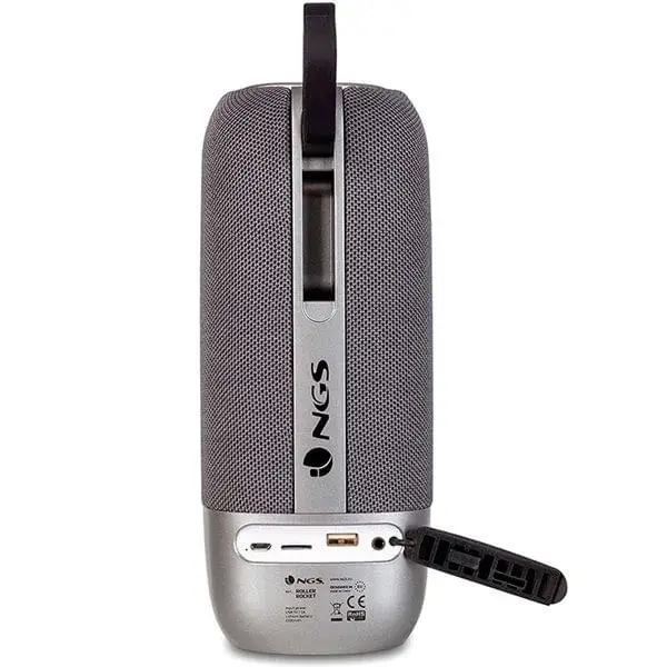Alta Fidelidad Altavoz portátil NGS 20W Bluetooth AUX USB negro