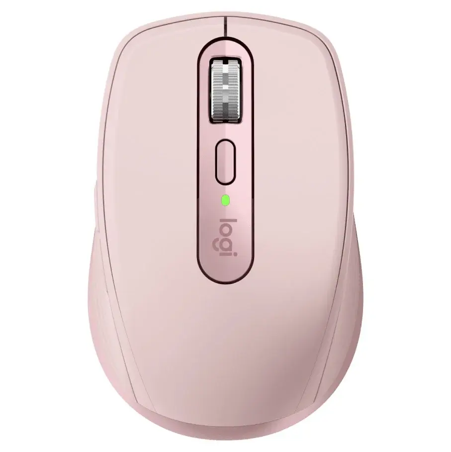 Mouse Inalámbrico Logitech MX Anywhere 3S | Bluetooth | Color Rosado | Resistente al Agua IPX7