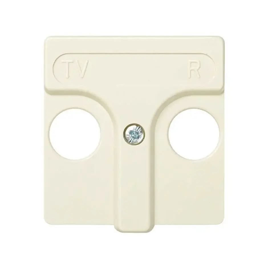 27053-31 PLACA SIMON p/R-TV MARFIL BL.