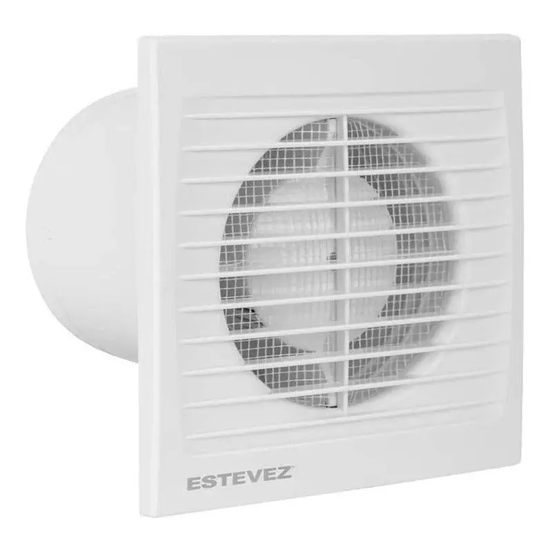 Altavoz de Torre Estevez Extractor de Aire con Rejilla Frontal de 4", Apto para Pared / Techo, Baño / Cocina, Modelo 2504