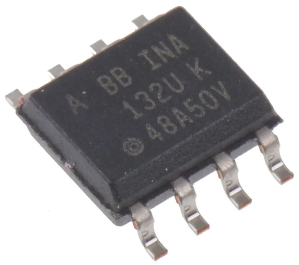 Amplificador de diferencial INA132UA 5 V 1-Canales SOIC, 8-Pines Texas Instruments