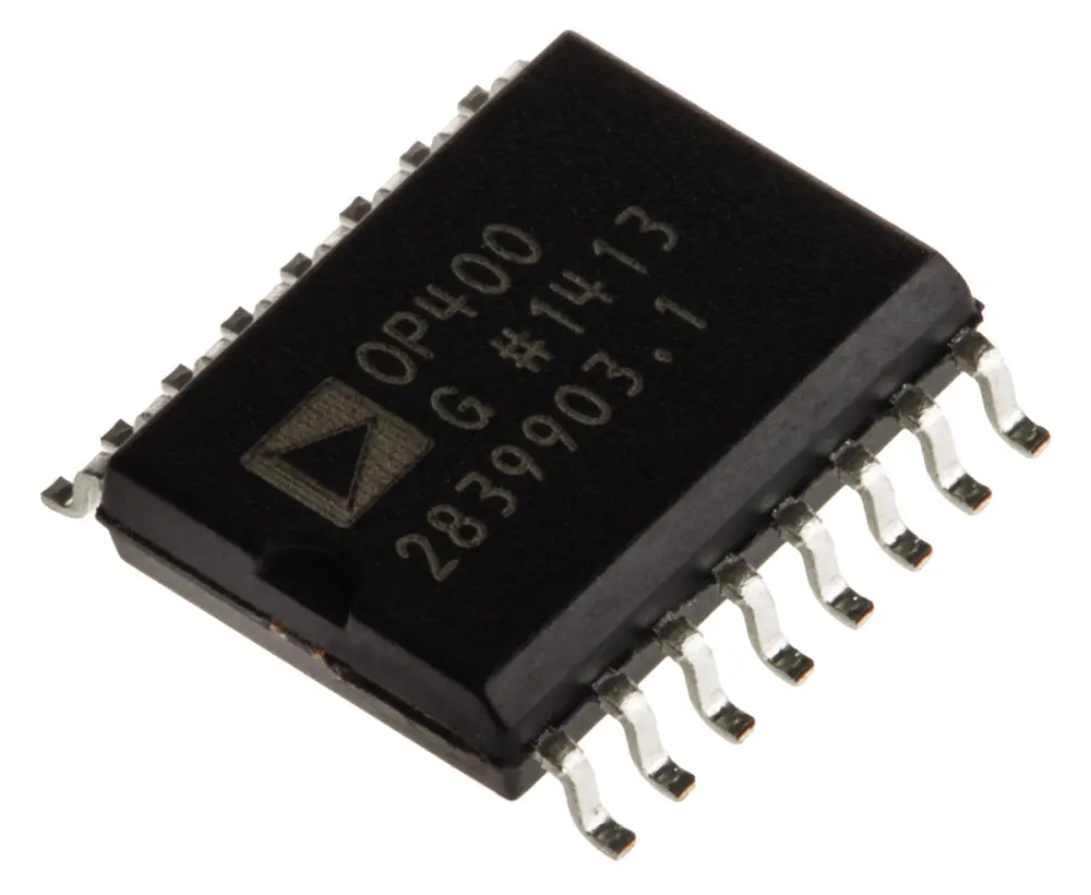 Amplificador operacional OP400GSZ 500kHz SOIC W, 16 pines Analog Devices