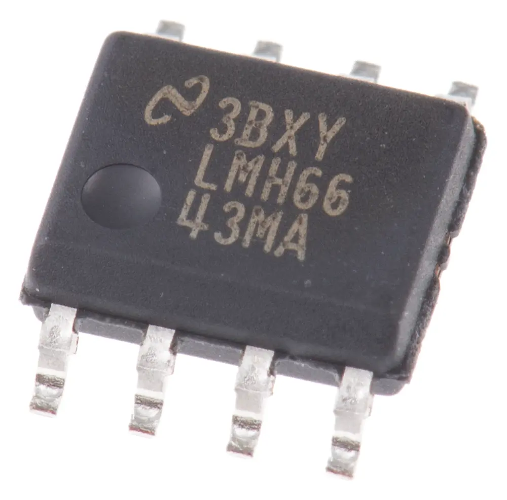 Amplificador operacional LMH6643MA/NOPB, 3 → 12 V SOIC, 8 pines, Salida Raíl Raíl Texas Instruments