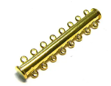 Cierre Magnetico - 16 anillas - 45x5mm - Golden (Certificación Médica)