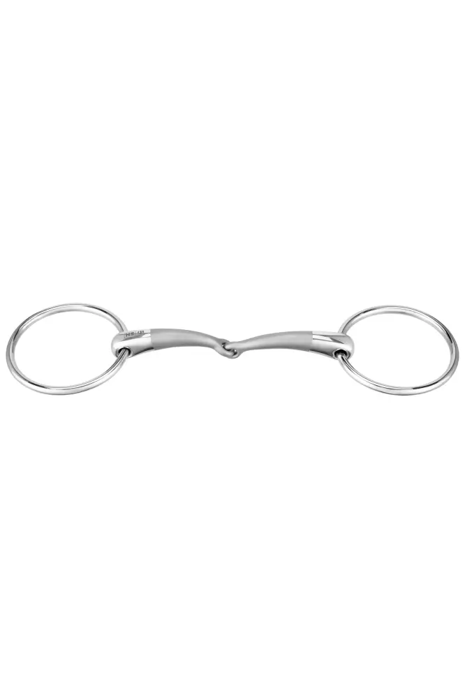 Dispositivo Biométrico Filete de Anillas Partido Satinox, 14mm Plata 135 mm