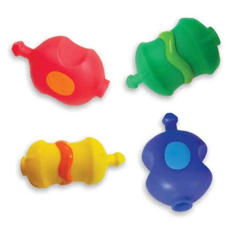 Edushape Sensory Snap Beads - 14 Piezas Diseño Minimalista