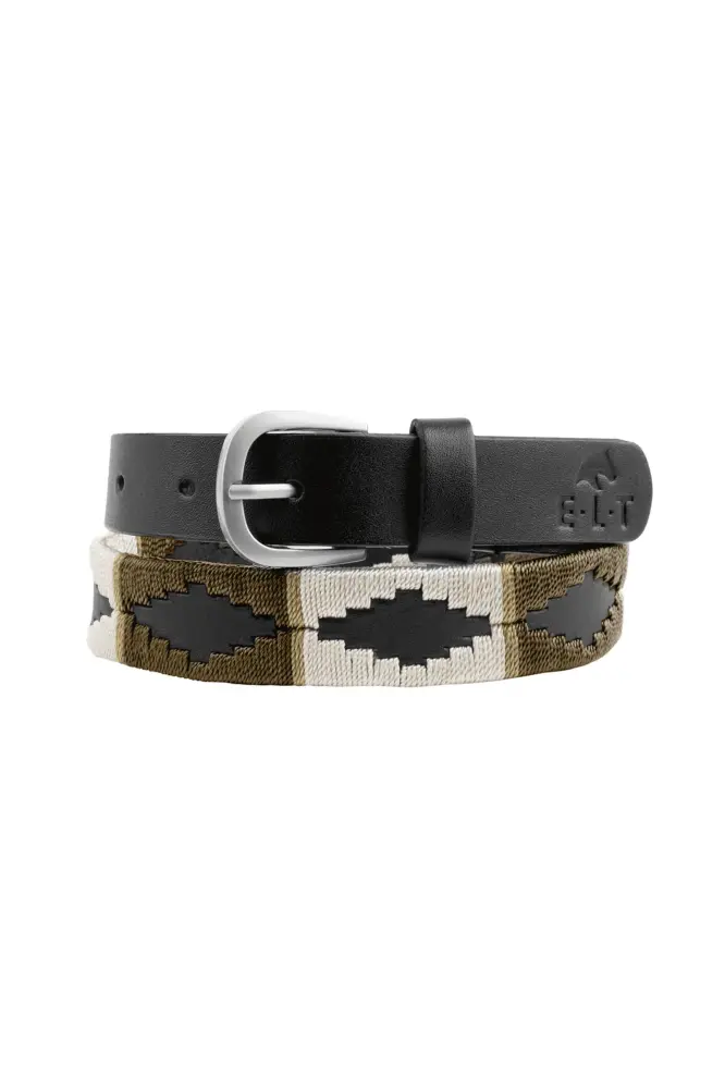 ELT Gemma Polo Belt Verde Brown 75 cm