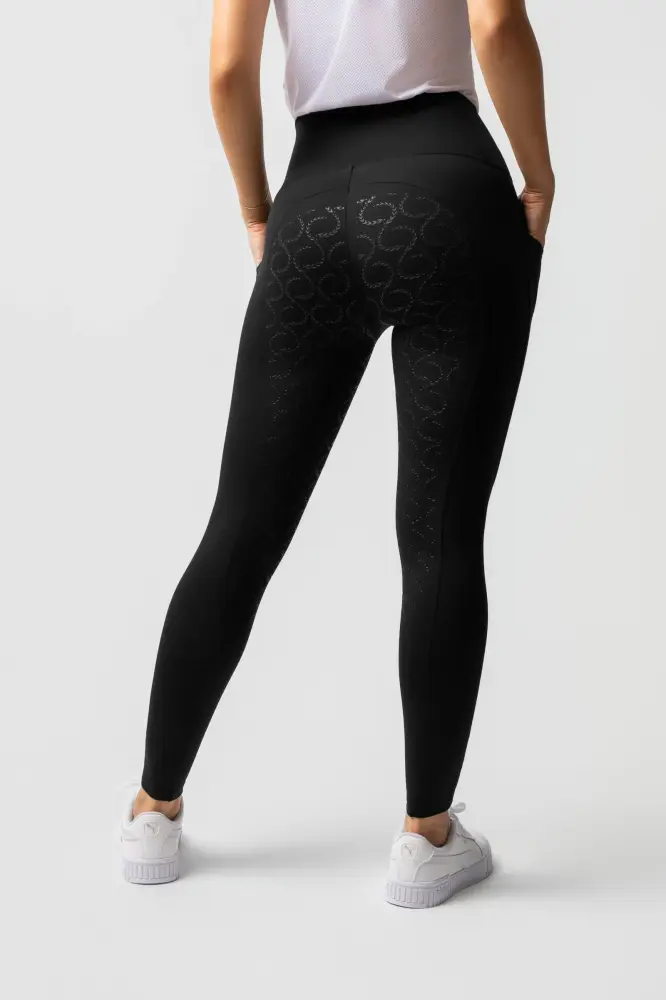 Gillian Women's Thermo Fullgrip Tights carbón 8 Tamaño 6-12