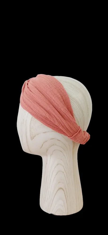 Inteligente de Alta Gama Turbante - Muselina Melocotón