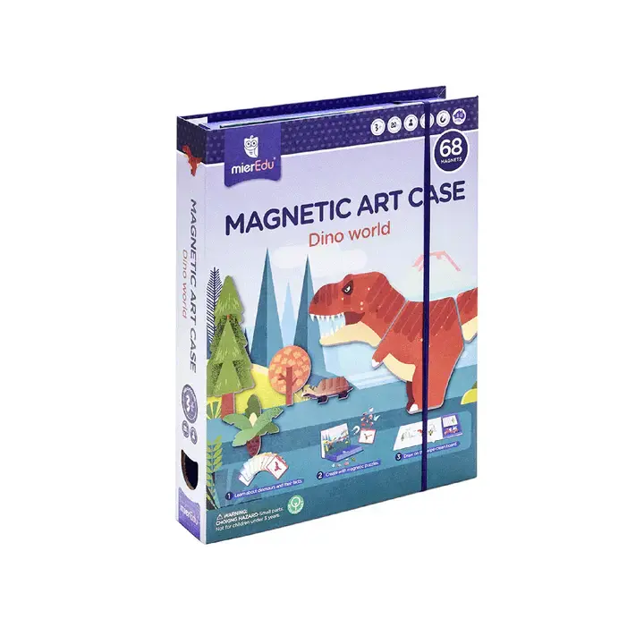 Magnetic Art Case Dino World - MierEdu (Certificación Médica)