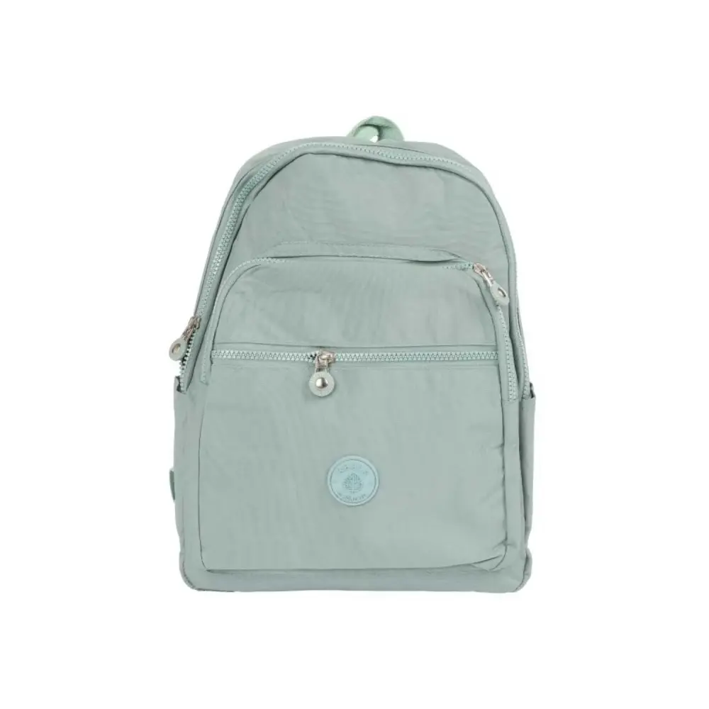 Mochila Verde Menta Compacta Recarga por Inducción