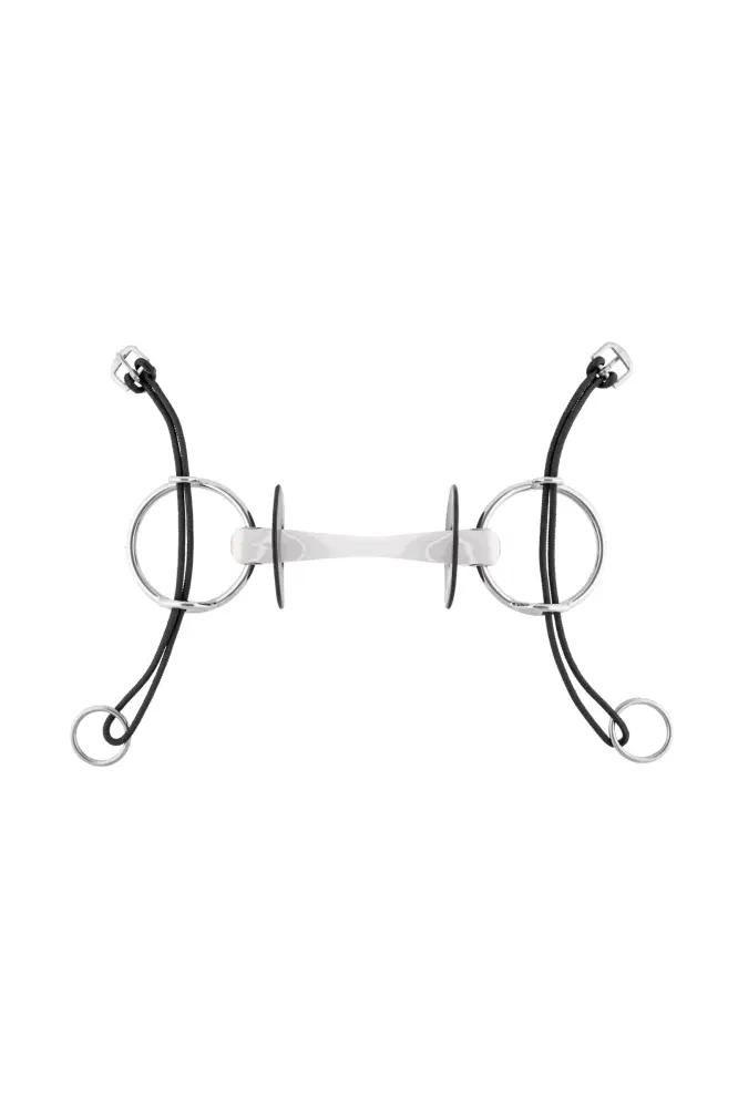 Nathe Gag Bit 20mm w/ Maleable Mullen Mouth (70mm ring) No Color 120 mm
