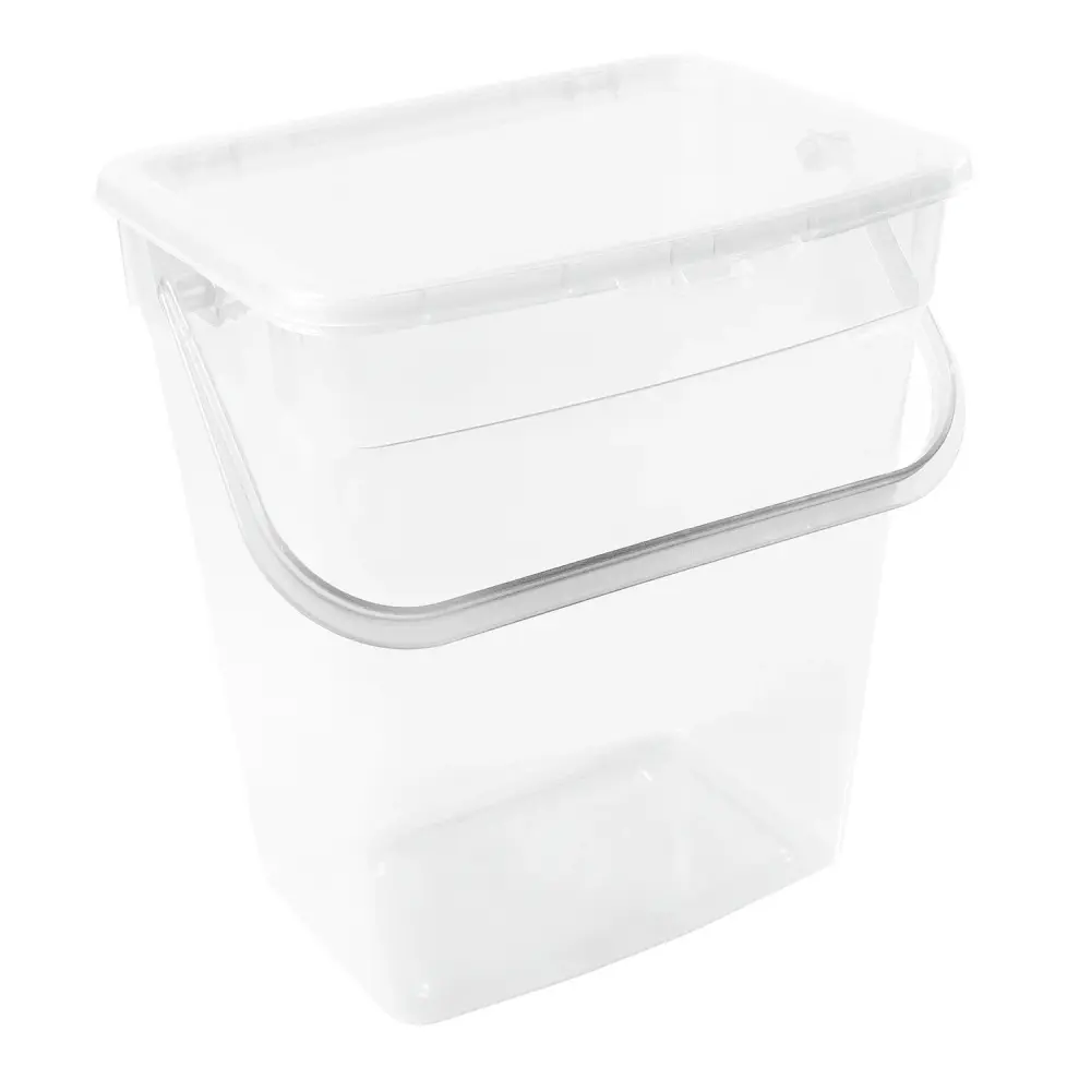 Plast Team 6L contenedor de polvo transparente para Pago Sin Contacto