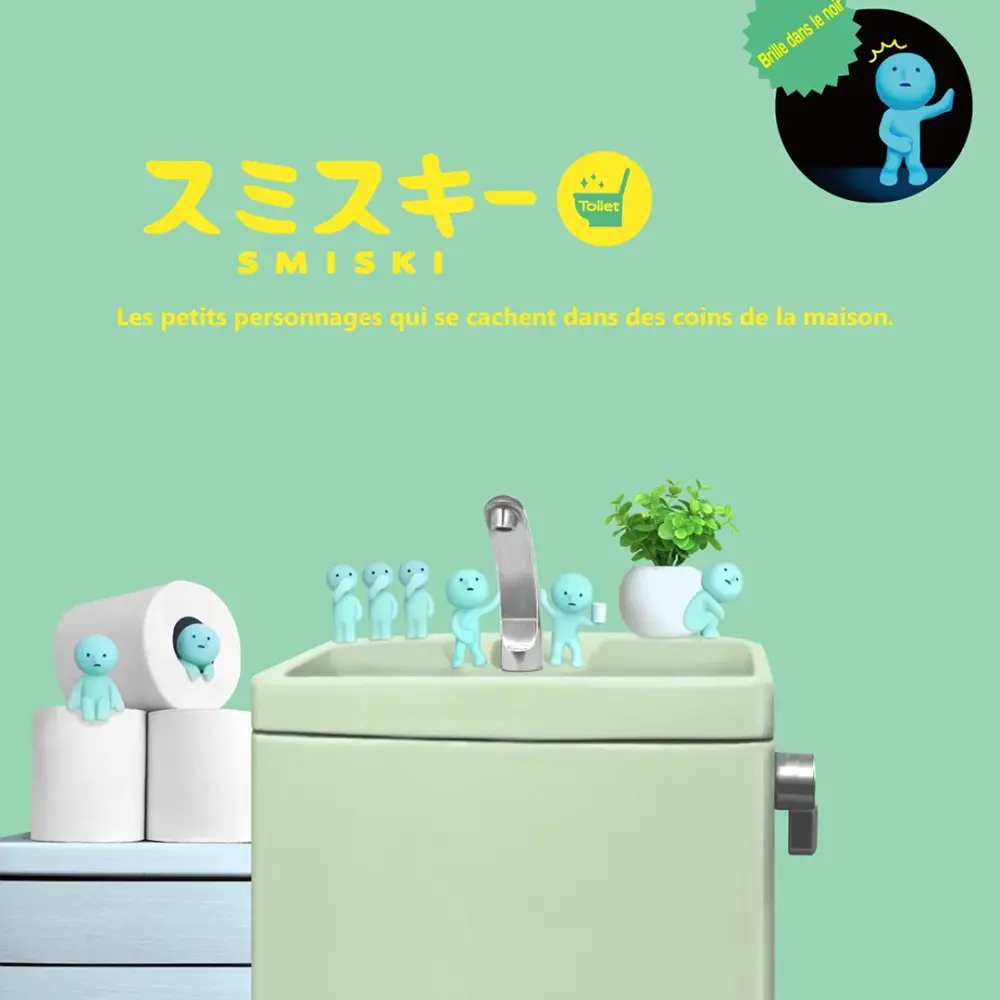 Premium con Certificación IP68 Smiski - Figurine Série Toilettes