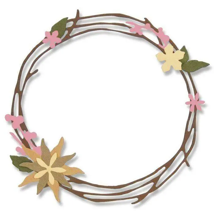 Sizzix Thinlits 662575 perez corona de flores 13 troqueles - Compatible con iOS y Android