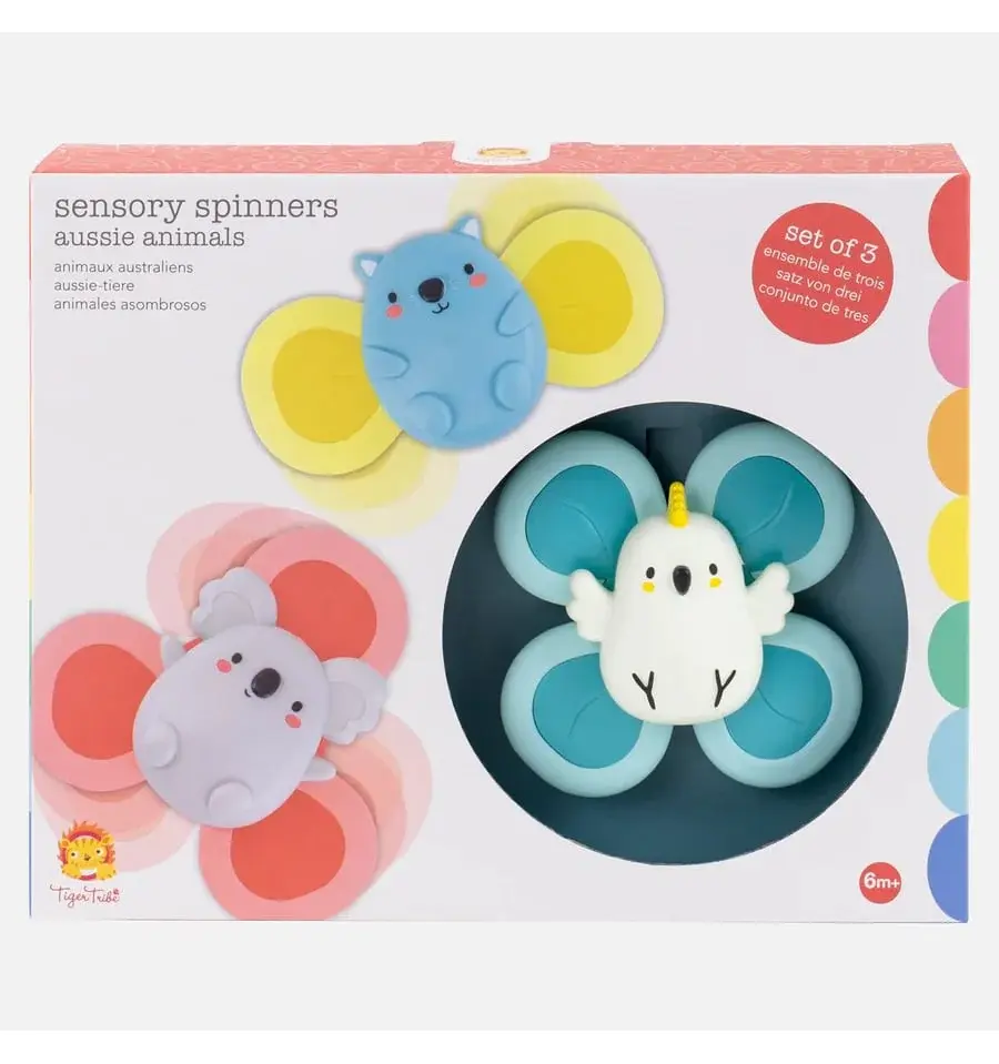 Spinners sensoriales - Animales asombrosos Tamaño 6-12