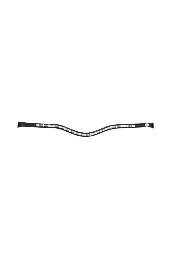 Tecnologí Biométrica Crown Browband Black/White PII
