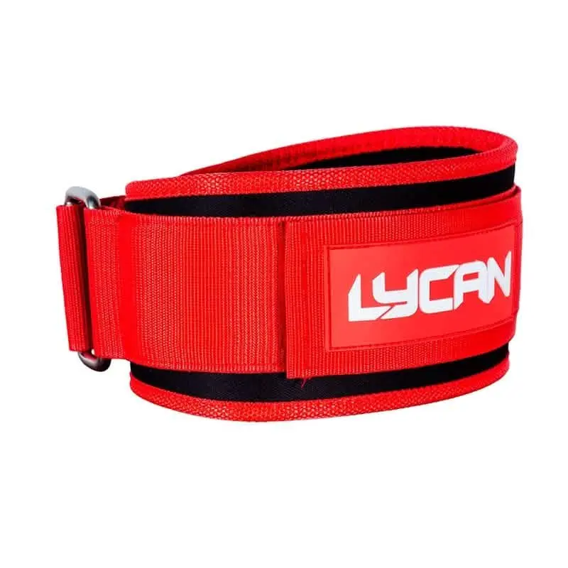 Tecnologí Biométrica Faja Roja de Velcro Lycan S (Chica)