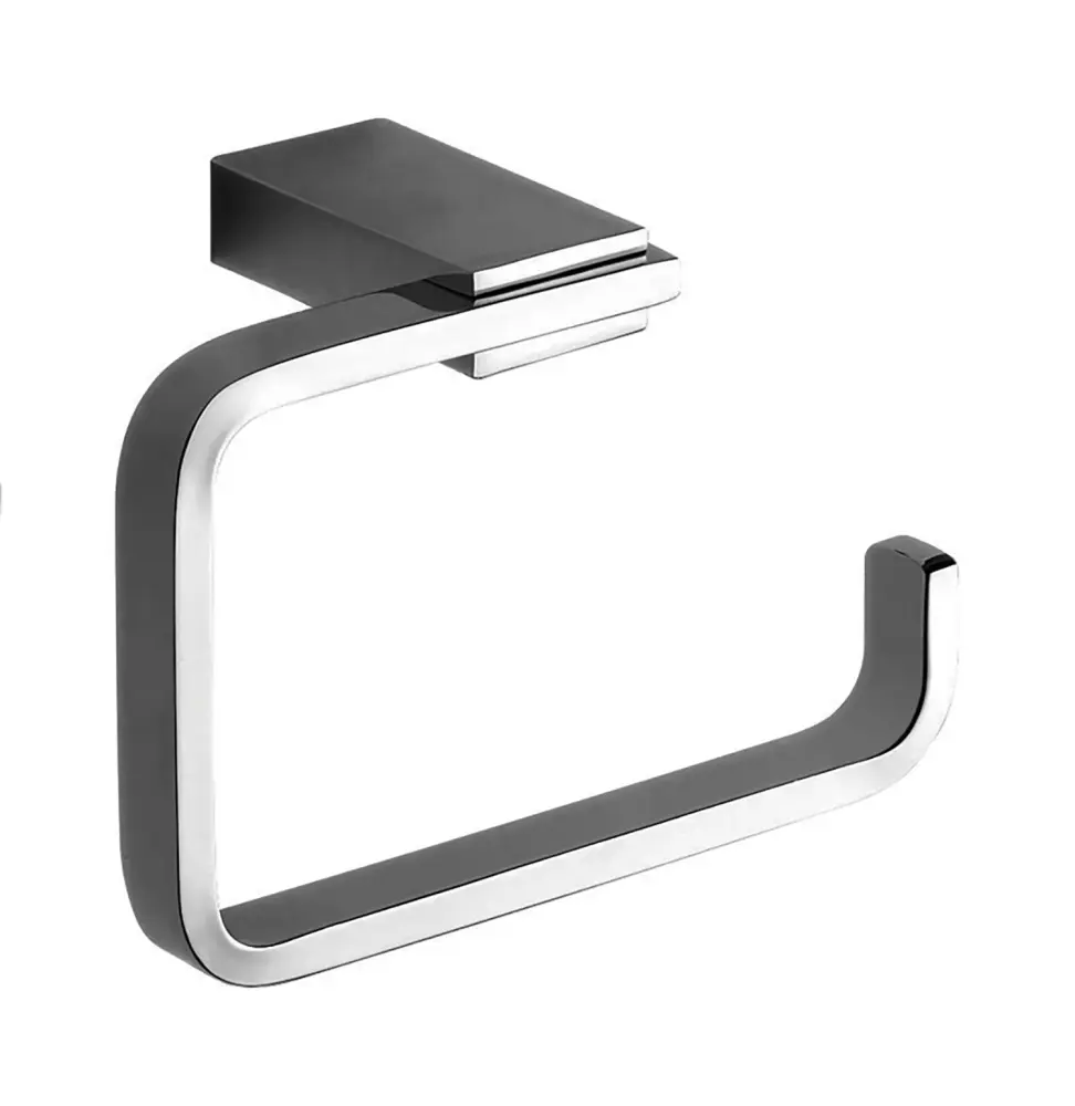 Tecnologí Biométrica Portarotolo en acero inoxidable de Gedy serie Kansas - Cromado