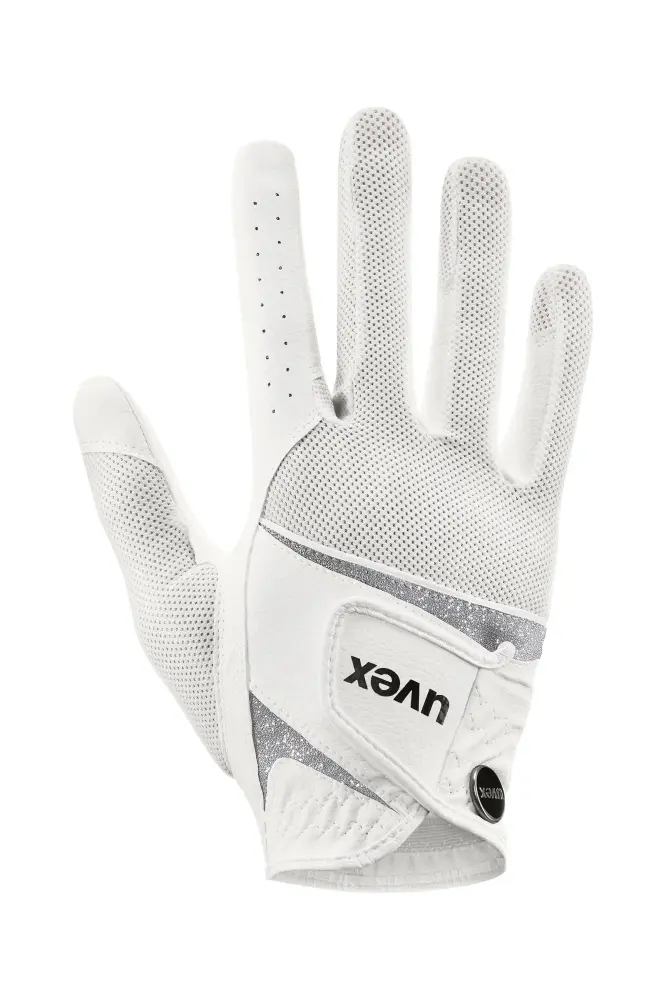 Tecnologí Biométrica Sumair Glamour Guantes de Equitación white-silver 7
