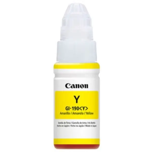 Tinta Canon GI-190Y | Amarillo | Botella