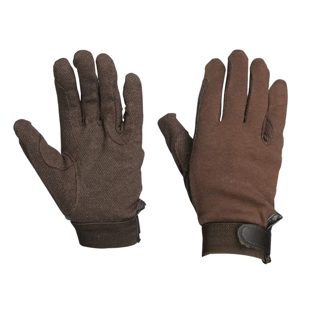 Track Riding Gloves Chocolate S