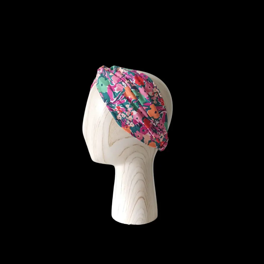 Turbante - Spring flower fucsia Recarga por Inducción