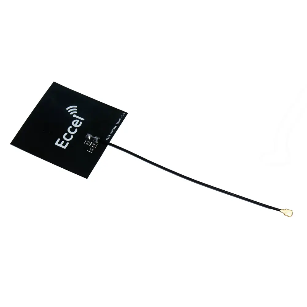 Antena RFID Eccel Technology Ltd Pepper C1 Module Flex Antenna 40x40-100 Adhesivo Cuadrado Macho 1