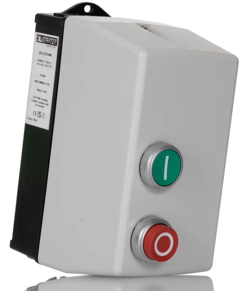 Arrancador directo Lovato DOLC0, 400 V ac, 0,37 kW, trifásico, IP65 | DOLC0.37400